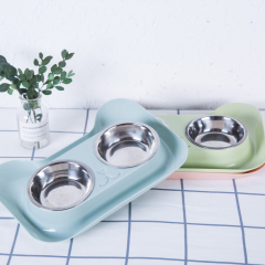 Wholesale Durable Factory Price Custom Abs Raised Feeding Stainless Pet Bowl