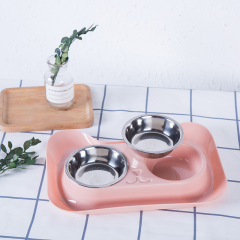 Wholesale Durable Factory Price Custom Abs Raised Feeding Stainless Pet Bowl