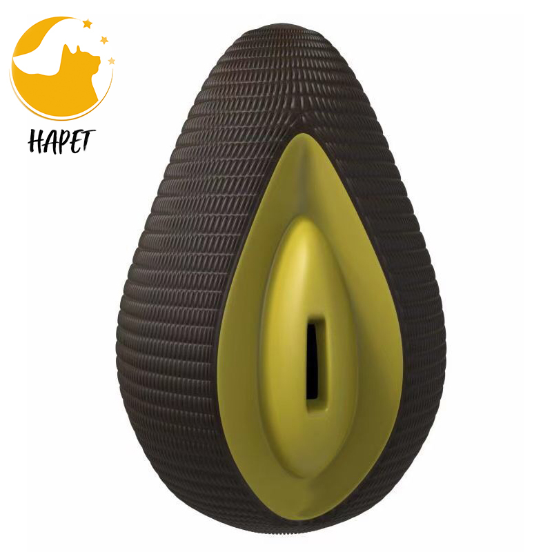 Avocado Dog Chew Toy for Aggressive Chewers Treat Dispensing Toys Pet Products