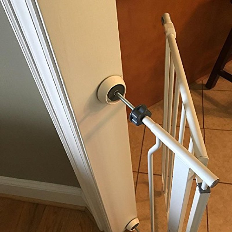 Baby Gate Wall Protector Doorways from Pet & Dog Gates Pressure Mounted Gate Work on Stairs Protect Walls