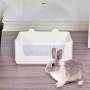 Amazon New Large Rabbit Litter Box Trainer Potty Corner Toilet With Drawer Pet Pan For Hamster Small Animals