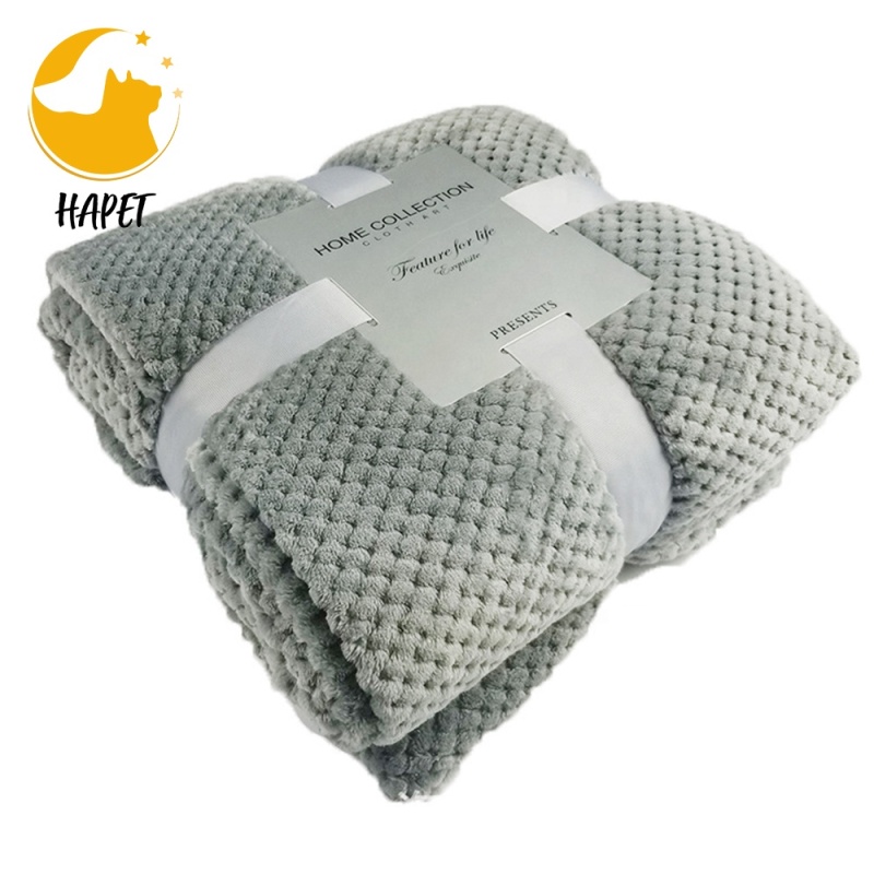 Dog Cat Pet Blanket Warm Soft Fuzzy Blankets Plush Fleece Throws Bed Couch Sofa Travel Pet Mat