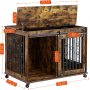 End Table for Medium Kennels with Sliding Door Dog Crate Furniture
