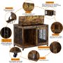 End Table for Medium Kennels with Sliding Door Dog Crate Furniture