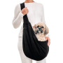 Reversible Sides  Adjustable Strap Sling Carrier Pet purse suitable