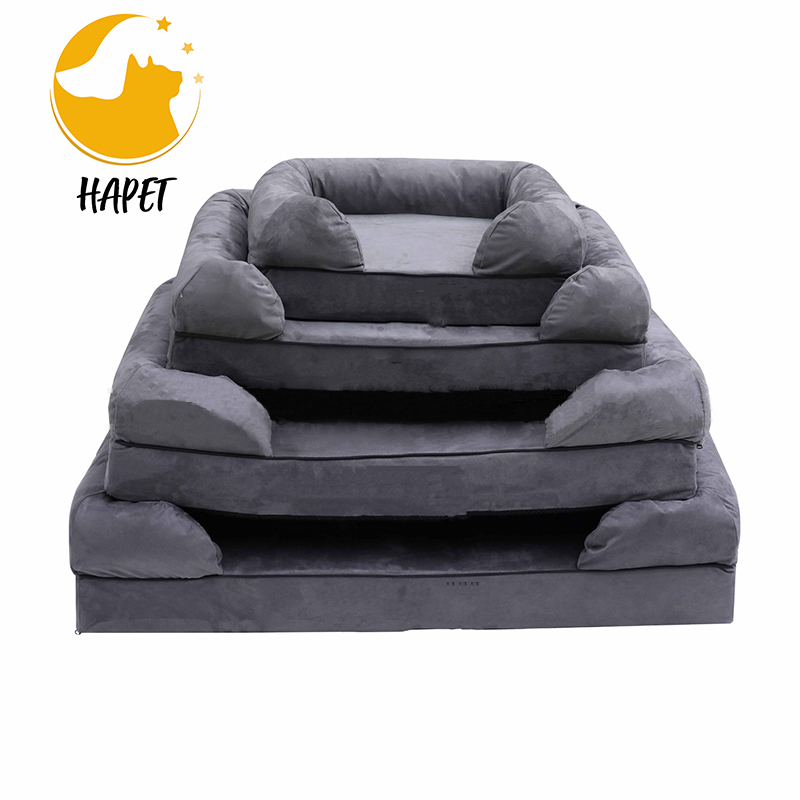Custom Orthopedic Memory Foam Pet Beds for Small to Large Dogs Cats Perfect Comfort Sofa Dog Bed