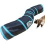 Collapsible S-shaped for Cat tunnel Rainbow tunnel with cat roll dragon cat bell ball