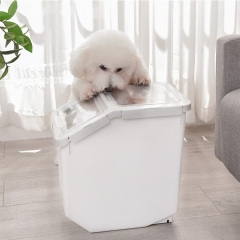 Wholesale High Quality Plastic 8kg Travelling Dog Food Container Pet Food Storage