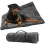 Self Heated Cat Bed Dog Crate Mat Thermal Nap Mat Padded and Insulated Pet Mat