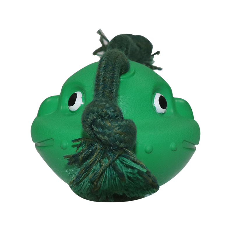 Interactive Dog Puzzle Chew Toy Non-Toxic Natural Rubber Bite Toys for Pet Iq Training & Teeth Cleaning