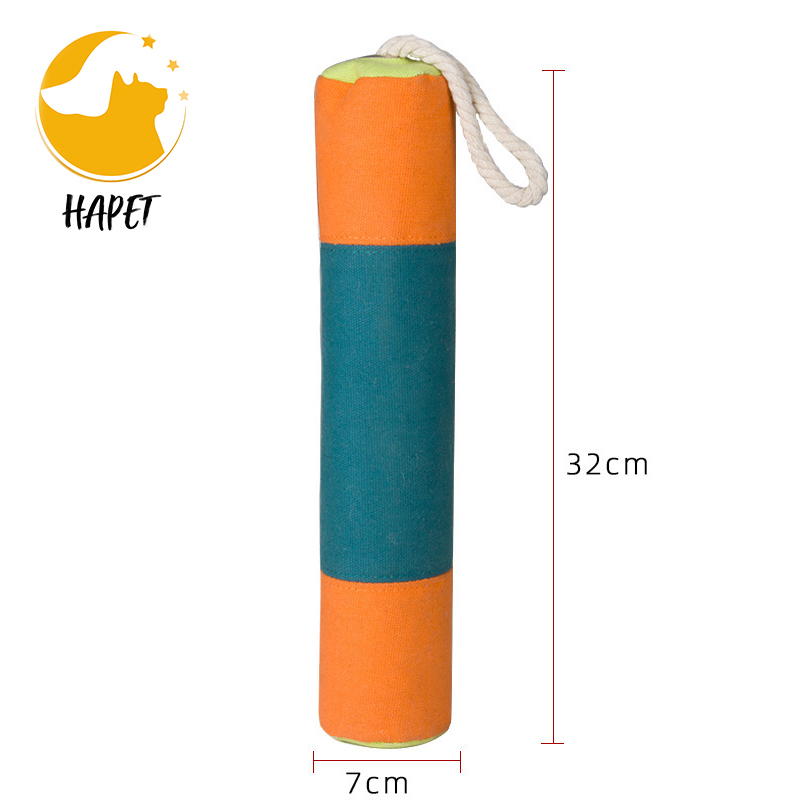 Squeaky Leather Dog Bite Tug Toy for Puppy to Play,Indestructible Tug of War,Biting Grip,Retrieve Training
