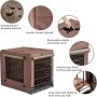 Dog Crates for Small Size Dogs Indoor, Double Door Dog Kennels & Houses for Puppy and Cats with Dog Crate Cover, Collapsible