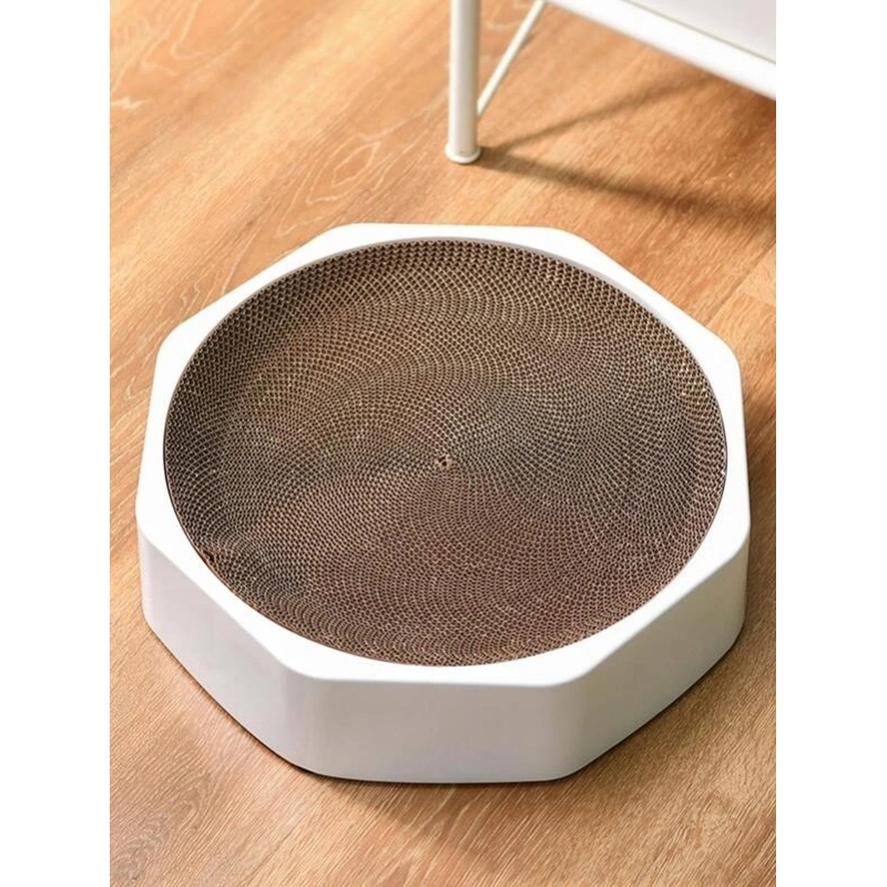 Octagonal Cat Cardboard Scratcher Can Replace Corrugated Cat Scratch Basin Cat Toy Litter Pet Supplies