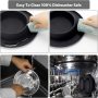 Dog Bowl Double Cat Premium Stainless Steel Water and Food Raised Bowls, Pet Feeder Set with Non-Slip Resin