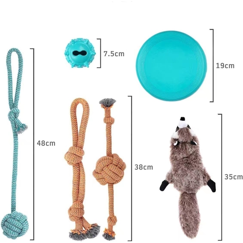 Pet Play Puppy & Dog Toys Set Puppy Teething Toys Dog Birthday Present