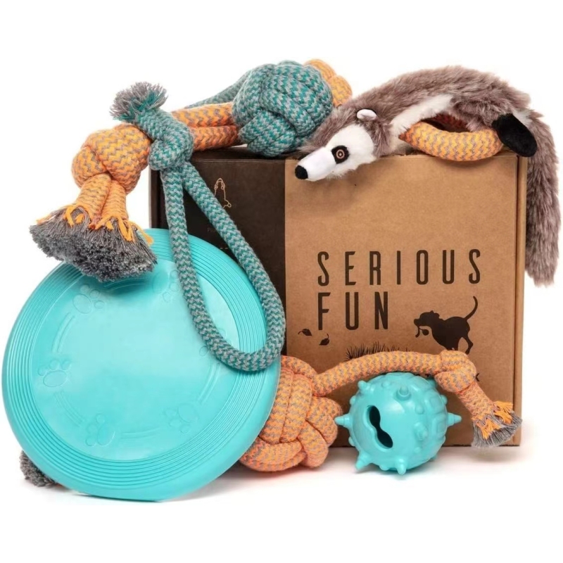 Pet Play Puppy & Dog Toys Set Puppy Teething Toys Dog Birthday Present