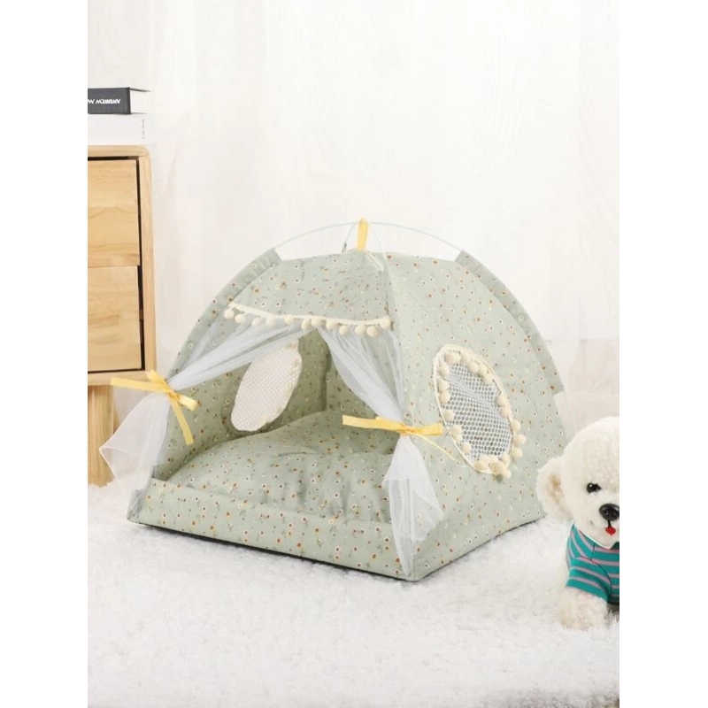 Wholesaler Supply Summer Pet Tent Foldable And Washable For Baby Cat Have rest