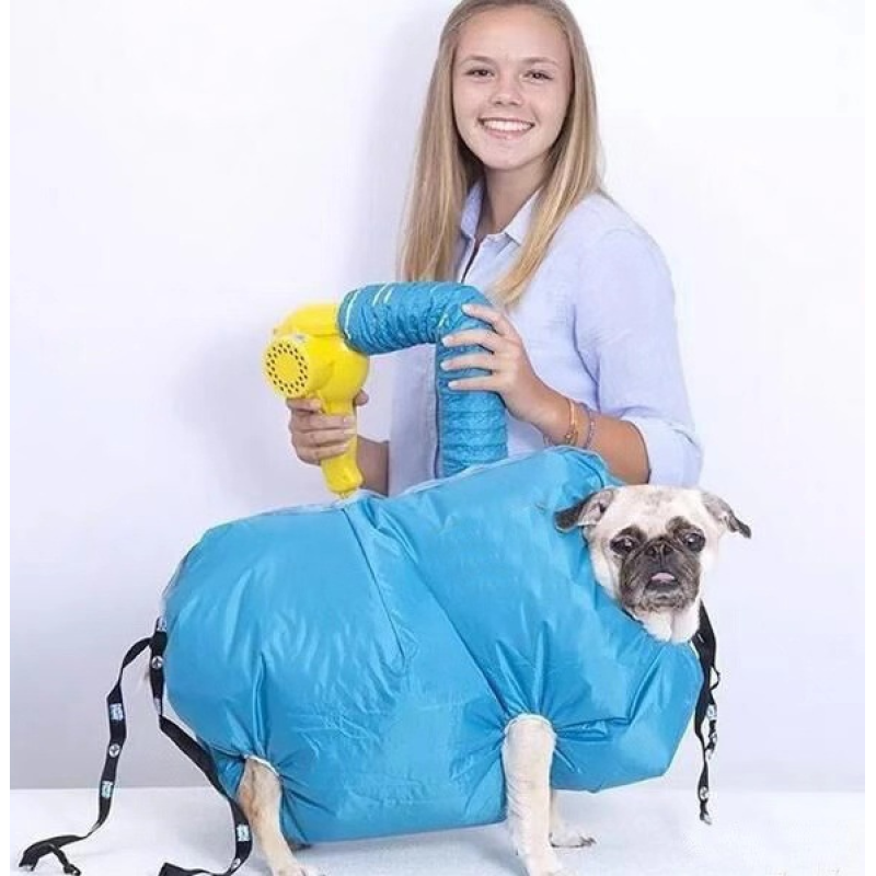 Pet Drying Bag Portable Foldable Pet Dry Room Pet Hair Dryer Clean Grooming House Dryer Cage for Cats Dogs