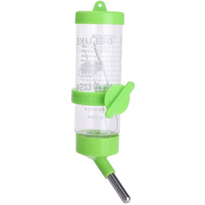 Water Feeder Bowl Drinking Bottle with Holder for Syrian Hamster Gerbil Rat Mice Chinchillas Guinea Pig Squirrel Rabbit