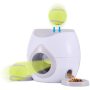 Automatic Feeder Fetch Pet Tennis Ball  Interactive Throwing Machine Reward for Dogs Training