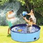 Foldable Dog Paddling Pool pet Bathtub pet Paddling Pool PVC Non-Slip Paddling Pool Suitable for All Kinds of Pets