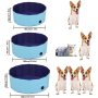 Foldable Dog Paddling Pool pet Bathtub pet Paddling Pool PVC Non-Slip Paddling Pool Suitable for All Kinds of Pets