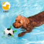 Dog Toys Soccer Ball with Grab Tabs Dog Interactive Puzzle Toys Puppy Birthday Gifts Durable Dog Balls