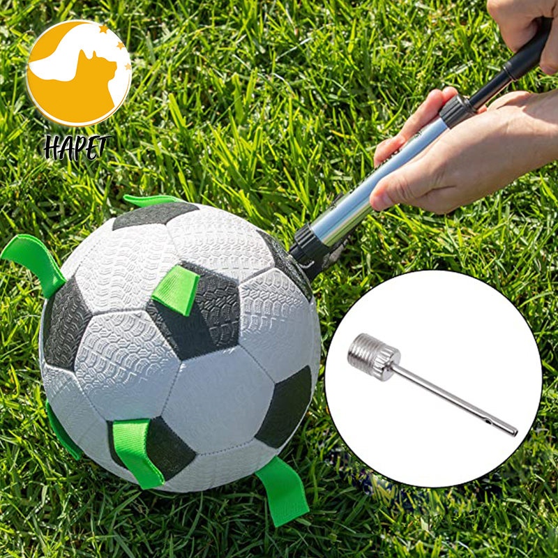 Dog Toys Soccer Ball with Grab Tabs Dog Interactive Puzzle Toys Puppy Birthday Gifts Durable Dog Balls