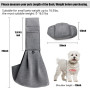 Comfortable Adjustable Strap Dog Sling Carrier Hands Free Travel