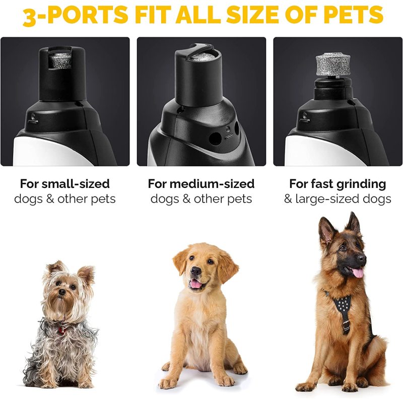 Painless Paw Nail Grinder Dog Rechargeable Electric Pet Grooming For Tools