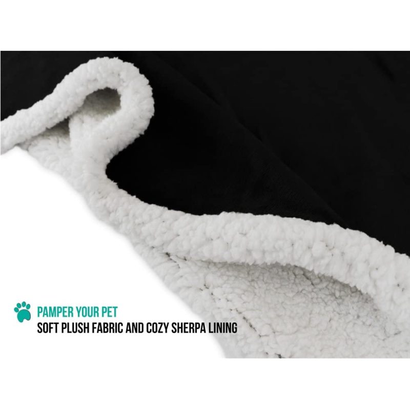 Thick Warm Pet Bed Cover Floor Mat Protects Furniture Fleece Pet Blanket or Pets Medium Dogs Puppies Cats