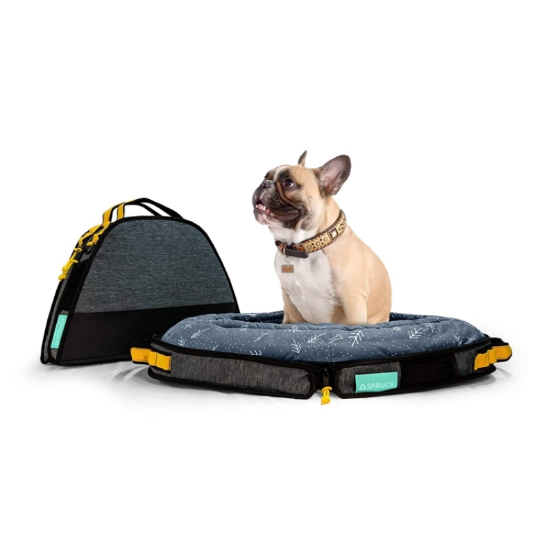 2021 New Design Hot Selling Portable Easy-taken Dog Bed Luxury Fluffy pet Dog Cat Sofa Bed