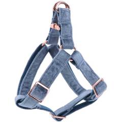 Wholesale Custom No Pull Dog Halter Harness Adjustable Heavy Duty Strong Velvet Dog Harness For Small Medium Large Dogs