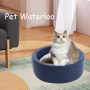 Open high end sponge pet cat nest easy to clean and take care of four seasons universal round