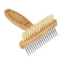 Reduce Shedding Double Sided Pin Easy to Use Brush for Pets with Pins
