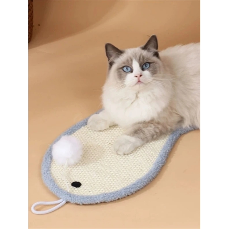 Fish Sisal Cat Scratcher Toy Pad Sofa Anti Wear-resistant Claw Device Cat Toy Pet Supplies Cat Scratch Board