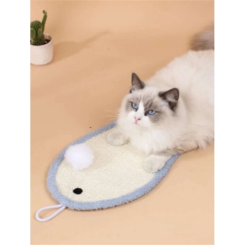 Fish Sisal Cat Scratcher Toy Pad Sofa Anti Wear-resistant Claw Device Cat Toy Pet Supplies Cat Scratch Board