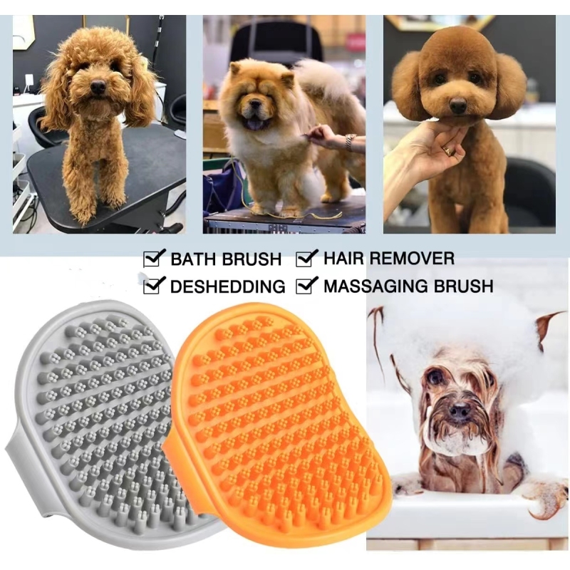 Dog Brush for Shedding Short Haired Dogs Dog Grooming Shedding Bath Brush