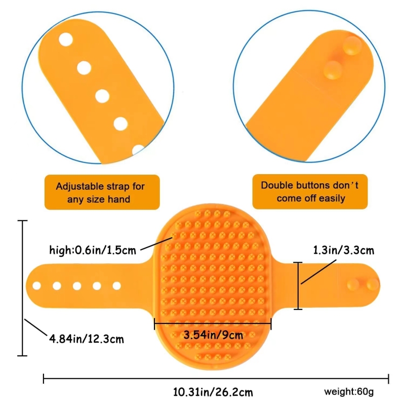 Dog Brush for Shedding Short Haired Dogs Dog Grooming Shedding Bath Brush