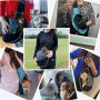 Bag Papoose Adjustable Dog Sling Carrier Mesh Hand Free
