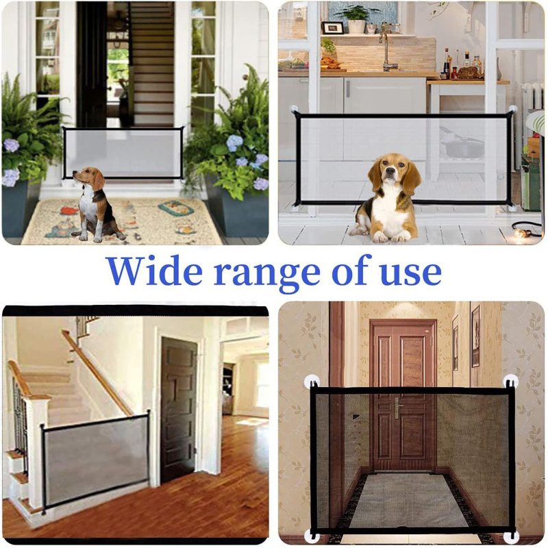 Magic Pet Gate for The House Stairs Providing a Safe Enclosure for Pets to Play and Rest,Pet Gate,Magic Gate Portable Folding