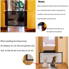 Magic Pet Gate for The House Stairs Providing a Safe Enclosure for Pets to Play and Rest,Pet Gate,Magic Gate Portable Folding