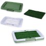 3 Layers Large Dog Pet Potty Training Pee Pad Mat Puppy Tray Grass Toilet Simulation Lawn For Indoor Potty Training Pet