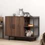 Litter Box Enclosure Hidden Cat Litter Box Furniture Multi-Function Wooden Side Storage Cabinet Indoor Cat House