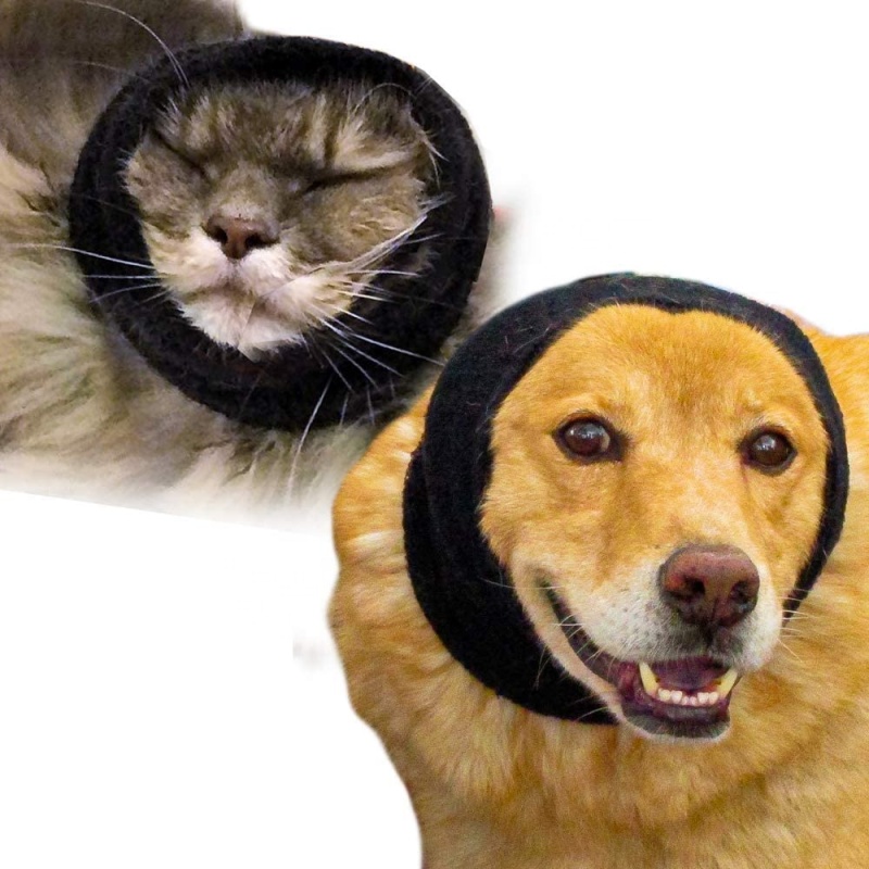 Happy Hoodie for Dogs and Cats - The Original Grooming and Force Drying Miracle Tool for Anxiety Relief and Calming Dogs collar