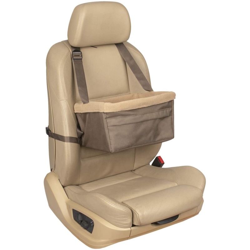 Amazon New Model Dog Booster Car Seat Pet Elevated Car Ride Seat for Small Dogs or Cats Travel Bed