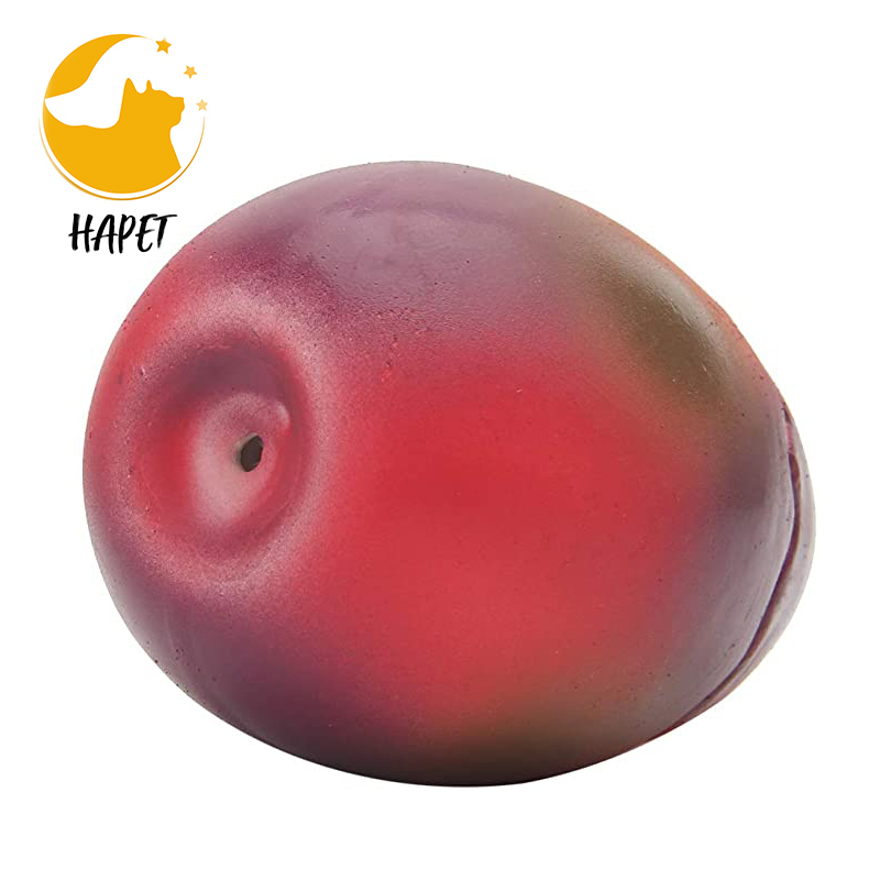 Latex Dinosaur Egg Squeaky Dog Toy Interactive Pet Toy for Small Medium Dogs
