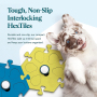 Dog Talking Button Tester Kit Bunny's Favorite Recordable Sound Buttons Brand | 2 x Recordable Sound Buttons + 2 x Compact Mats
