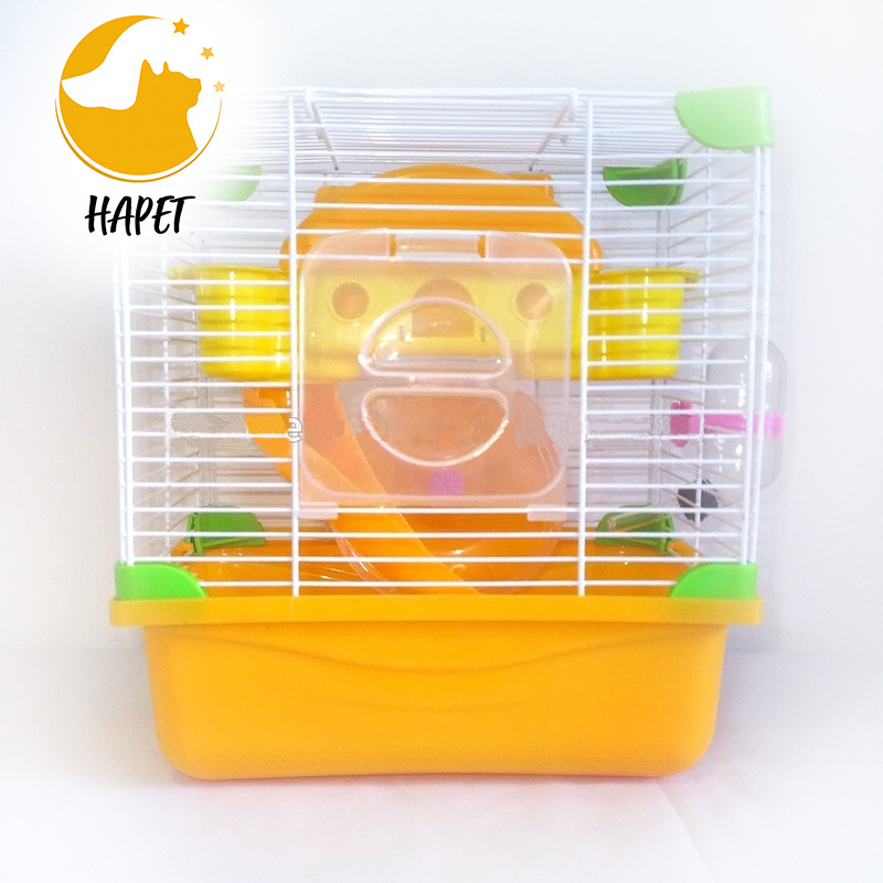 Two Choices Castle Shape Double Floor Luxury Hamster Cage Provided With All The Needs For Hamster