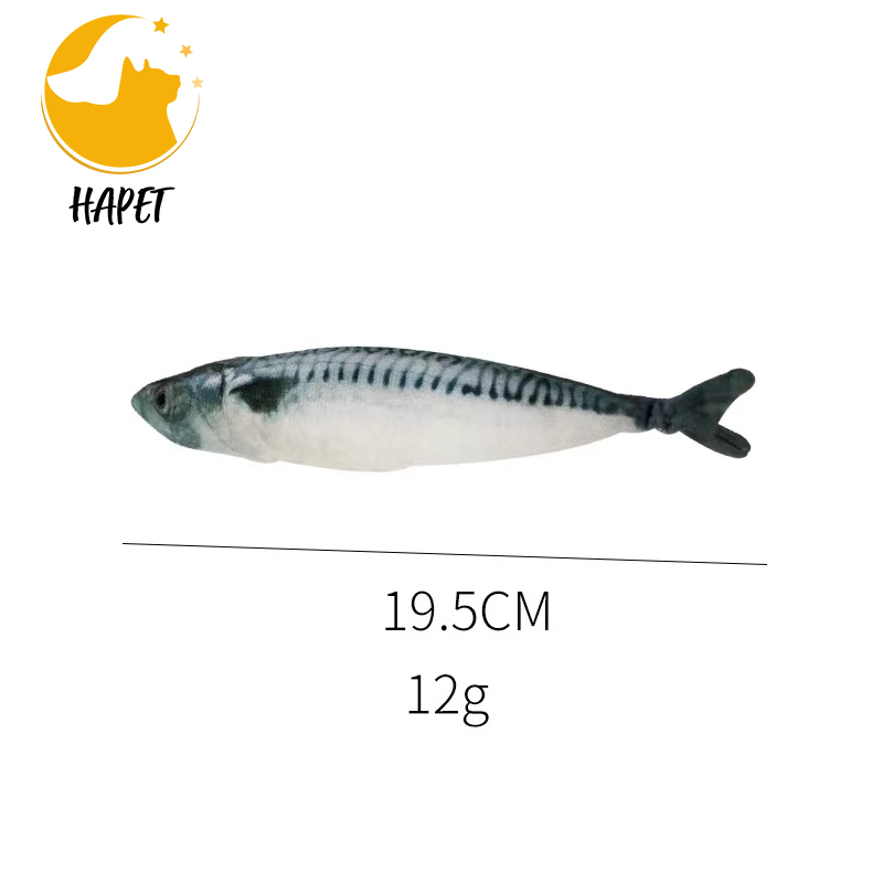Pet cat toy fish toy pet plush catnip fish pet supplies factory wholesale